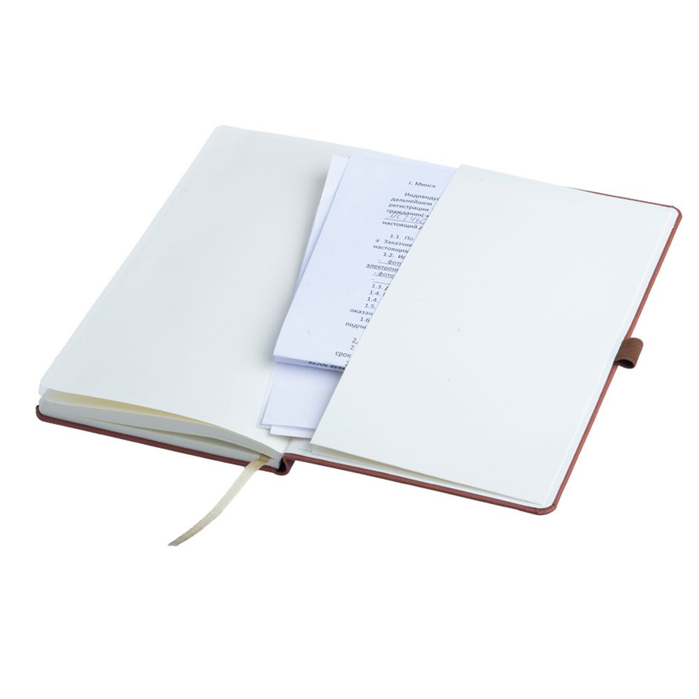 Блокнот "Tucson", А5, 88 листов, линейка, коричневый - 4