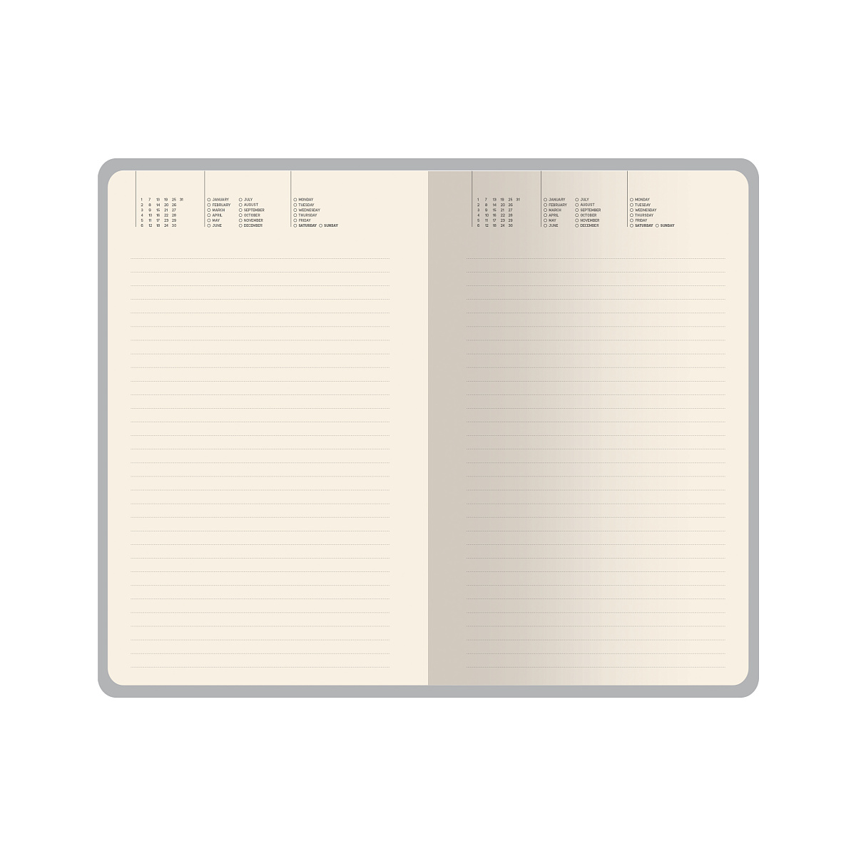 Ежедневник недатированный Bruno Visconti "Любовь, как она есть", А5, 256 страниц, бежевый - 5