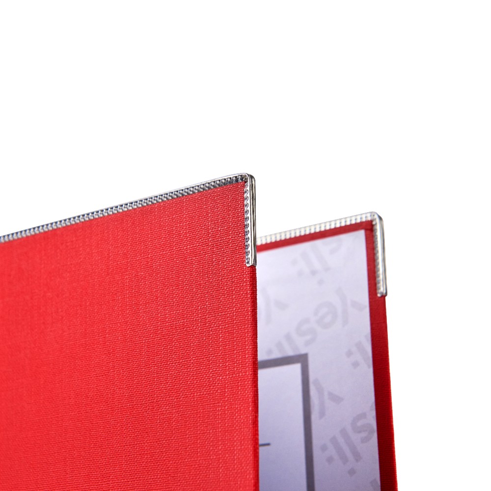 Папка-регистратор "Yesli:", А4, 50 мм, ПВХ Эко, красный - 4