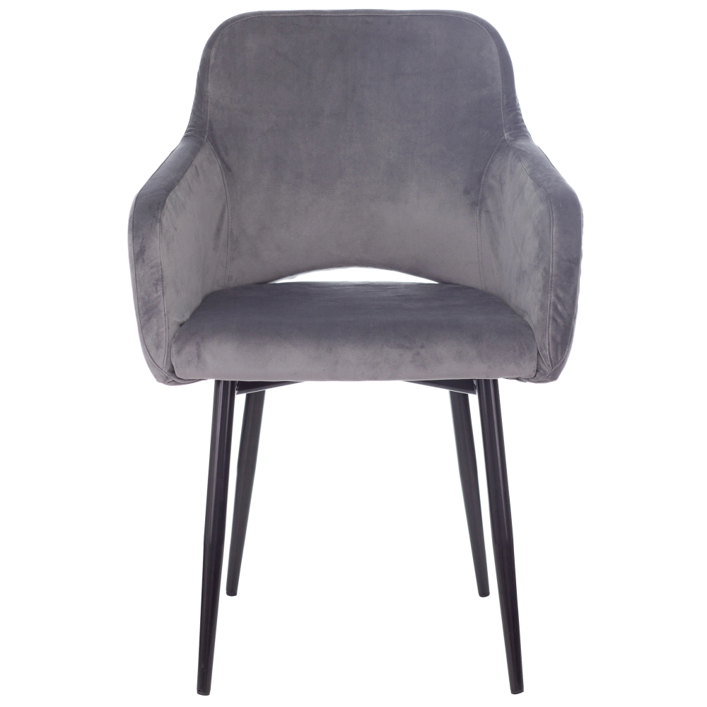 Кресло "Бюрократ CH-380F", ткань, серая жемчужина, каркас металл, корпус черный - 2