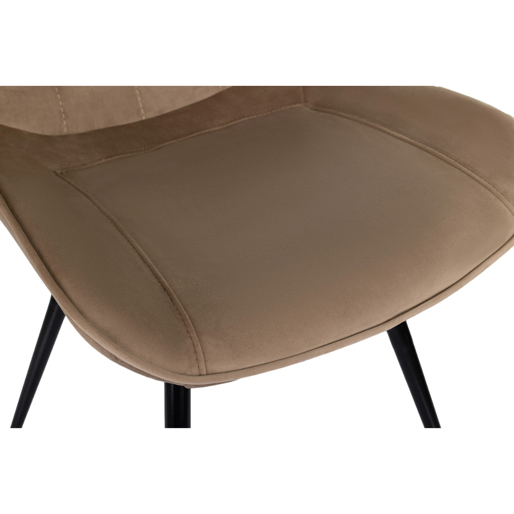 Стул Бюрократ "CH-K2", ткань, светло-коричневый, металл - 6