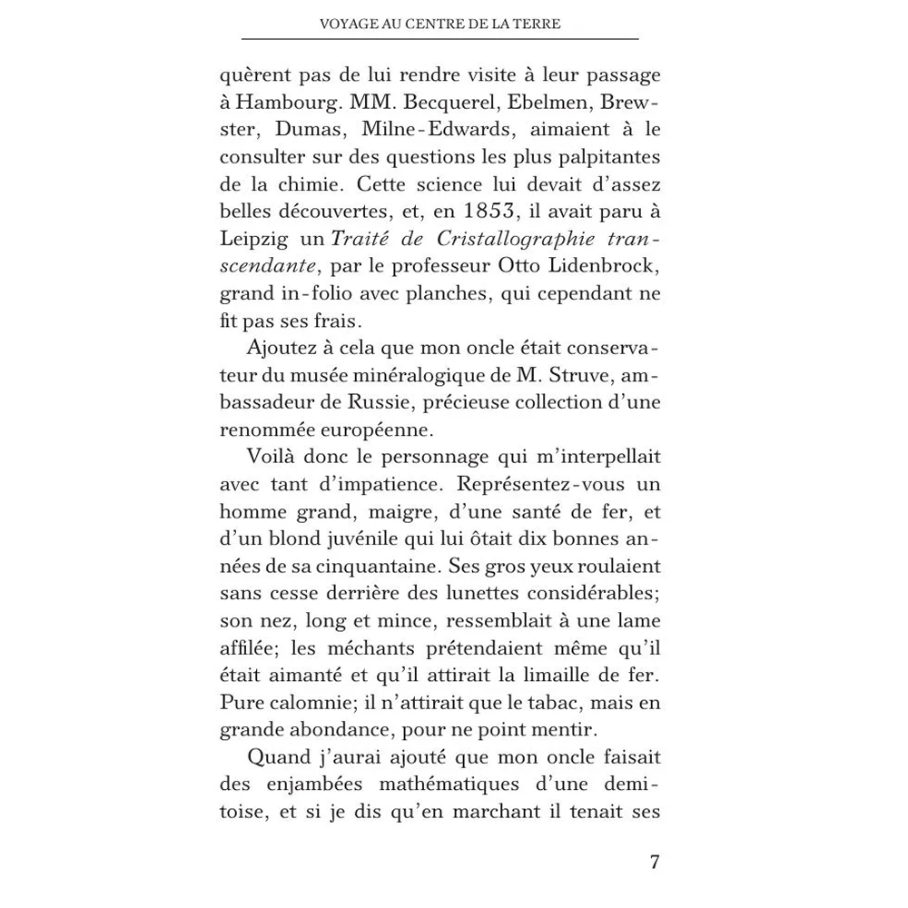 Книга на французском языке "Voyage au centre de la Terre", Жюль Верн - 7