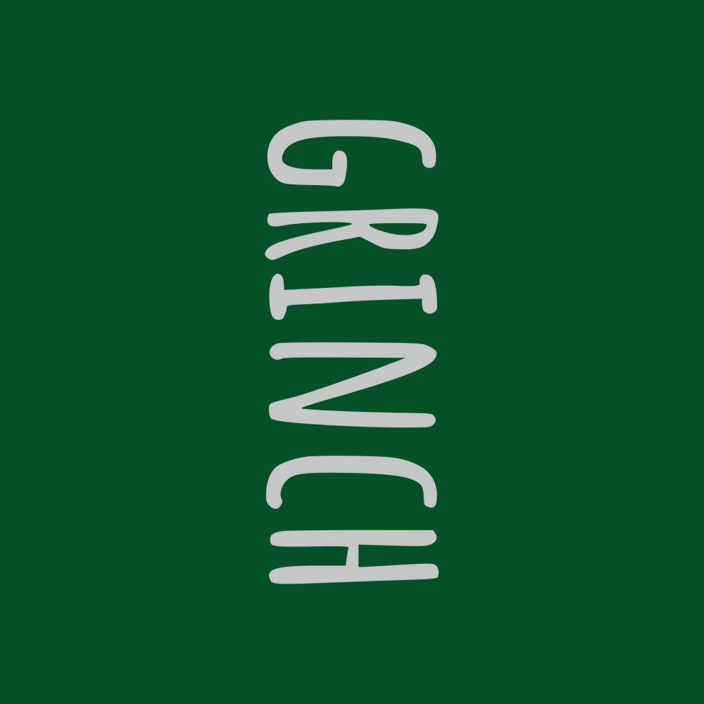 Кружка "Grinch", метал., 280 мл., зеленый/серебристый