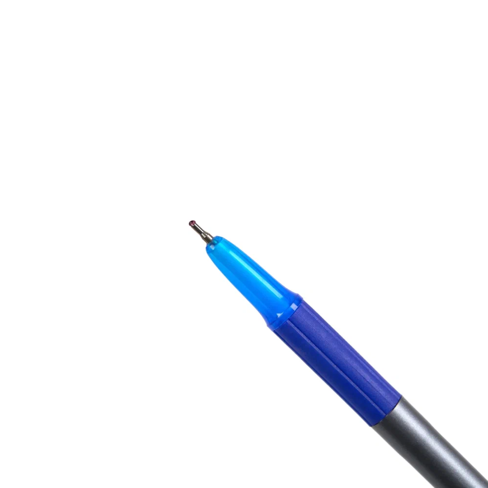 Ручка шариковая "Office Grip", 0.7 мм, серый, стерж. синий - 7