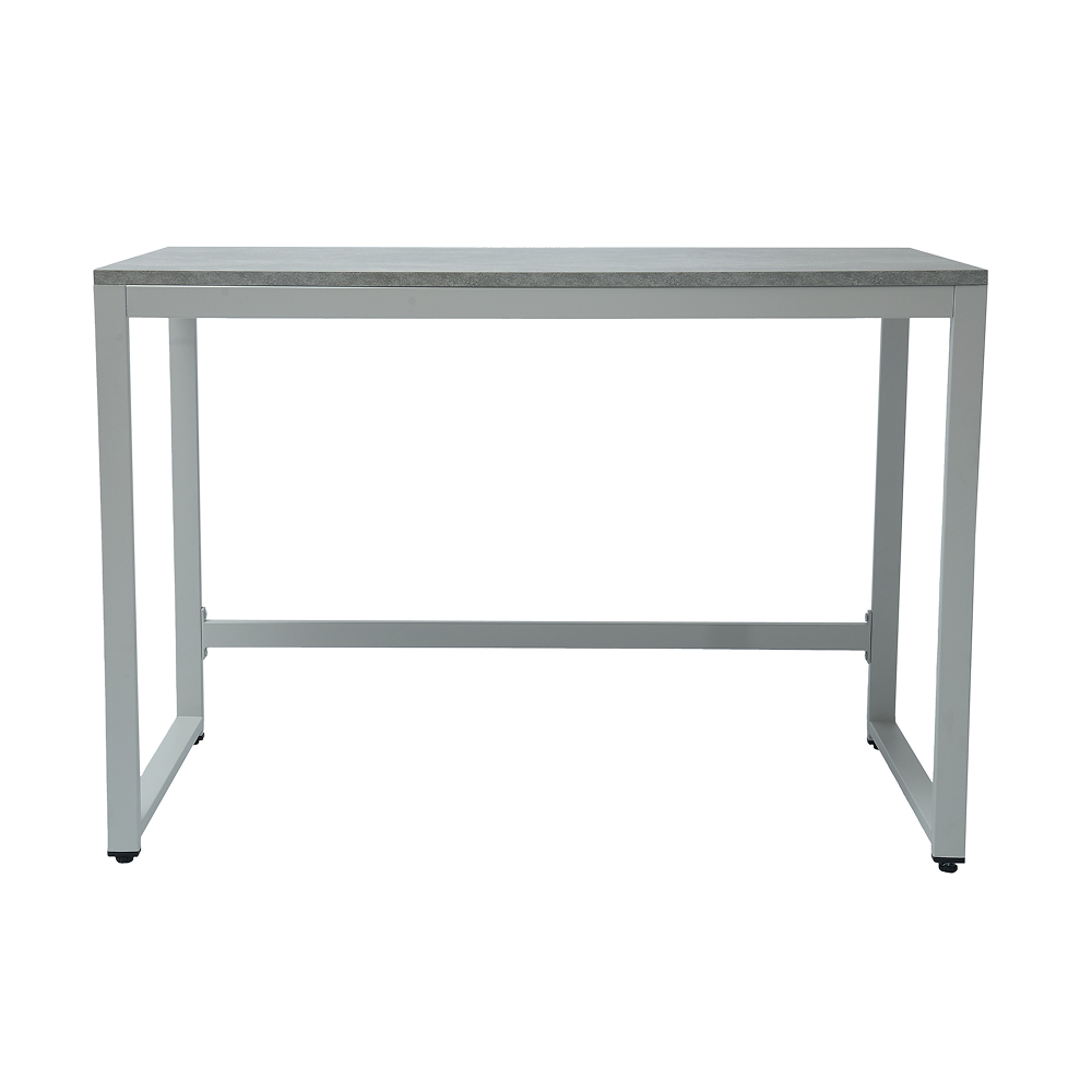 Стол письменный ALLERD RION, белый муар, Бетон