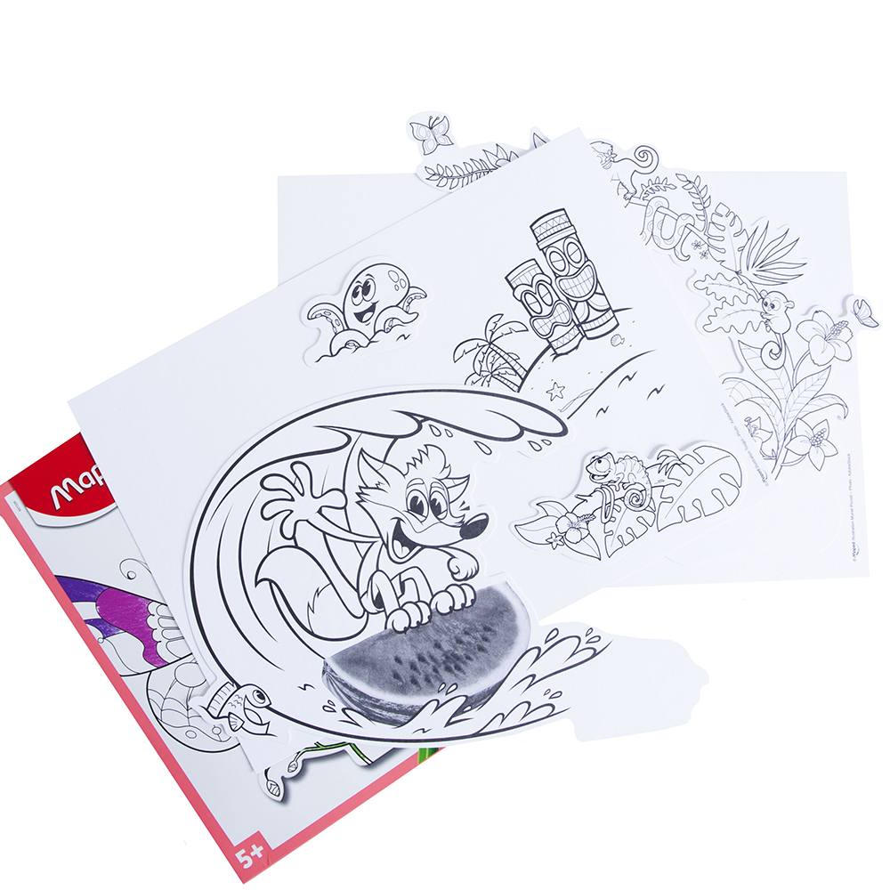 Набор для творчества Maped "Creative”: раскраска с наклейками - 6