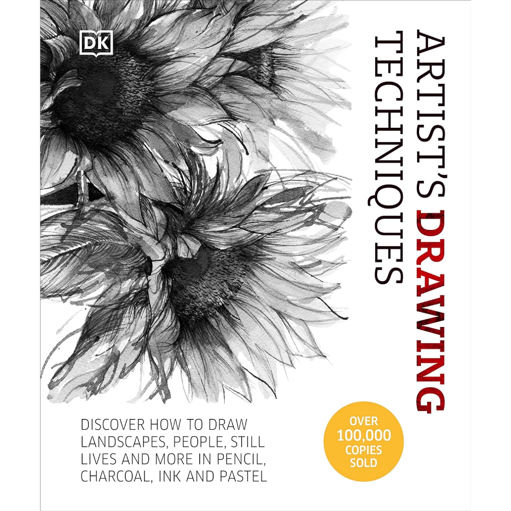 Книга на английском языке "Artists Drawing Techniques", DK