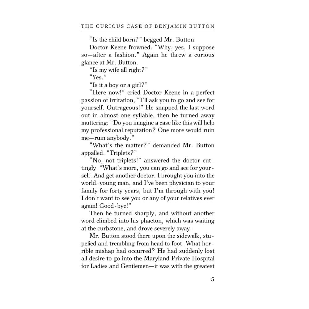 Книга на английском языке "The Curious Case of Benjamin Button and Other Stories", Фрэнсис Скотт Фицджеральд - 4 Книга на английском языке "The Curious Case of Benjamin Button and Other Stories", Фрэнсис Скотт Фицджеральд - 4