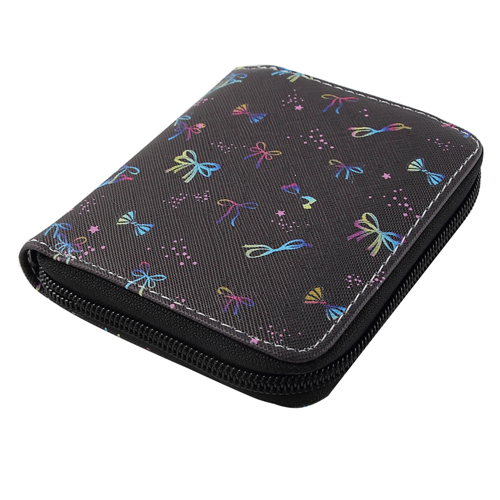 Кошелек "Bow style", 12х10 см, кожзам, черный - 4