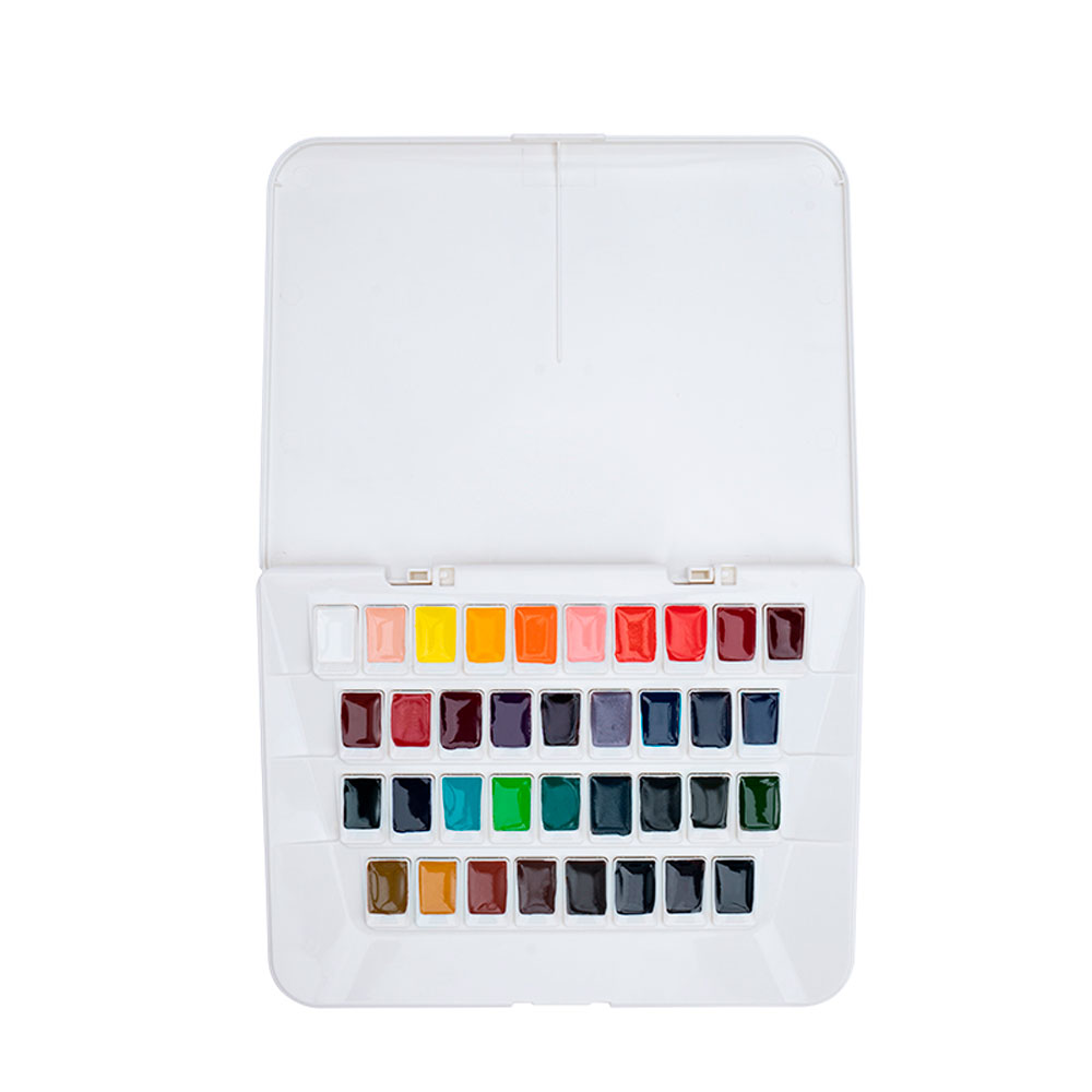 Набор красок акварельных "Himi Original Premier", 36 цветов, кюветы