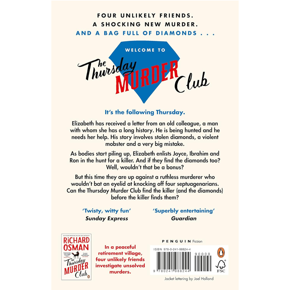 Книга на английском языке "The Man Who Died Twice", Richard Osman
