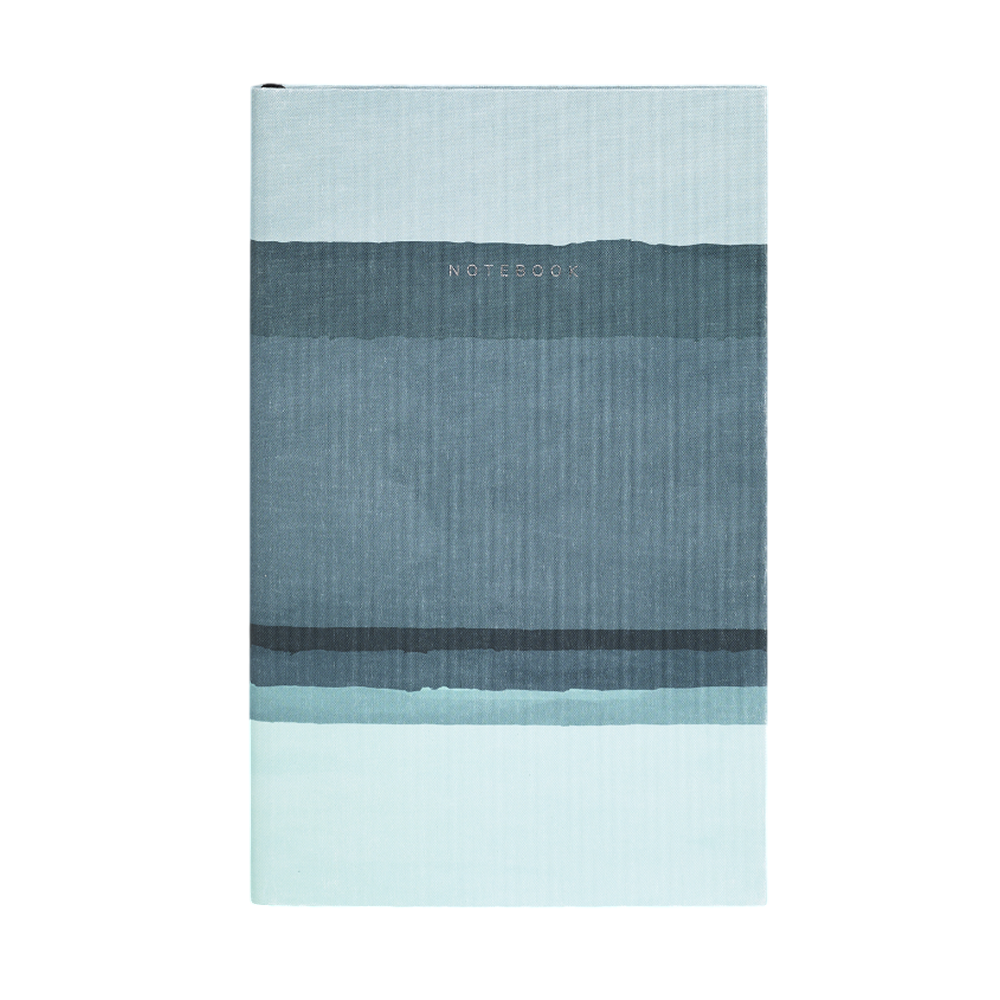 Еженедельник датированный "Stripes Shadow", А5, 96 листов, голубой, срез разноцветный, 2026