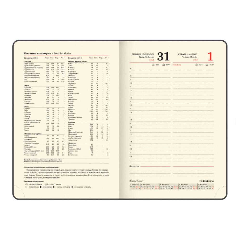 Ежедневник датированный "Iguana" 2026, А5, 336 страниц, темно-зеленый, срез золотой - 4