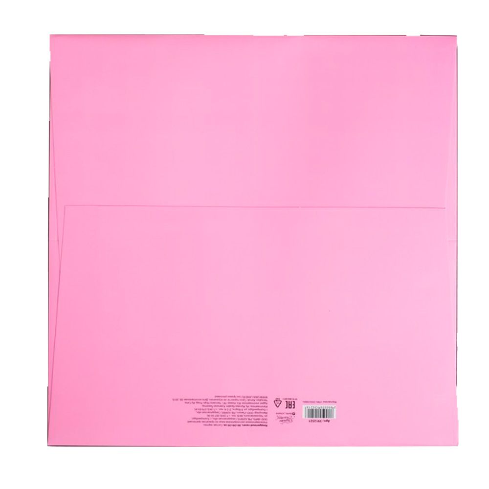 Пакет подарочный "Present", 30x30x30 см, розовый - 5