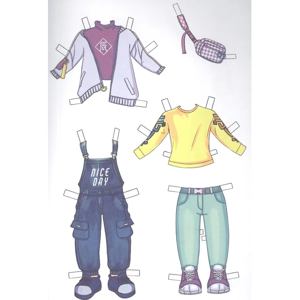 Книга "Бумажные куколки. Модные малыши" - 3