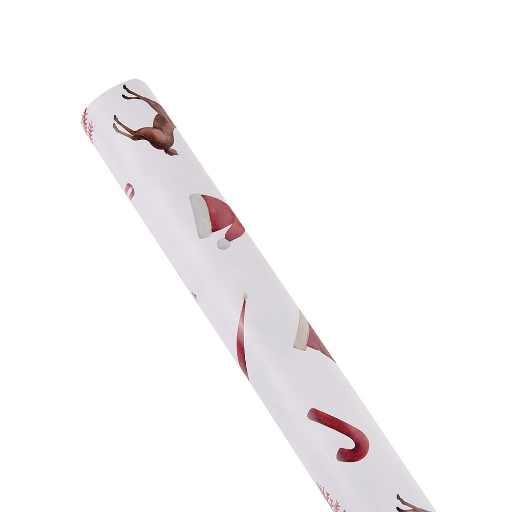 Бумага декоративная в рулоне "Новый год", 1 x 0,7 м