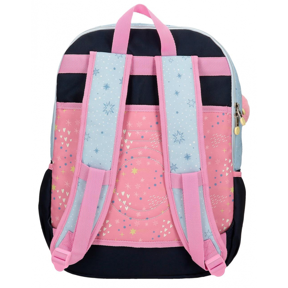 Рюкзак школьный Enso "Dreams come true", L, голубой, розовый - 5