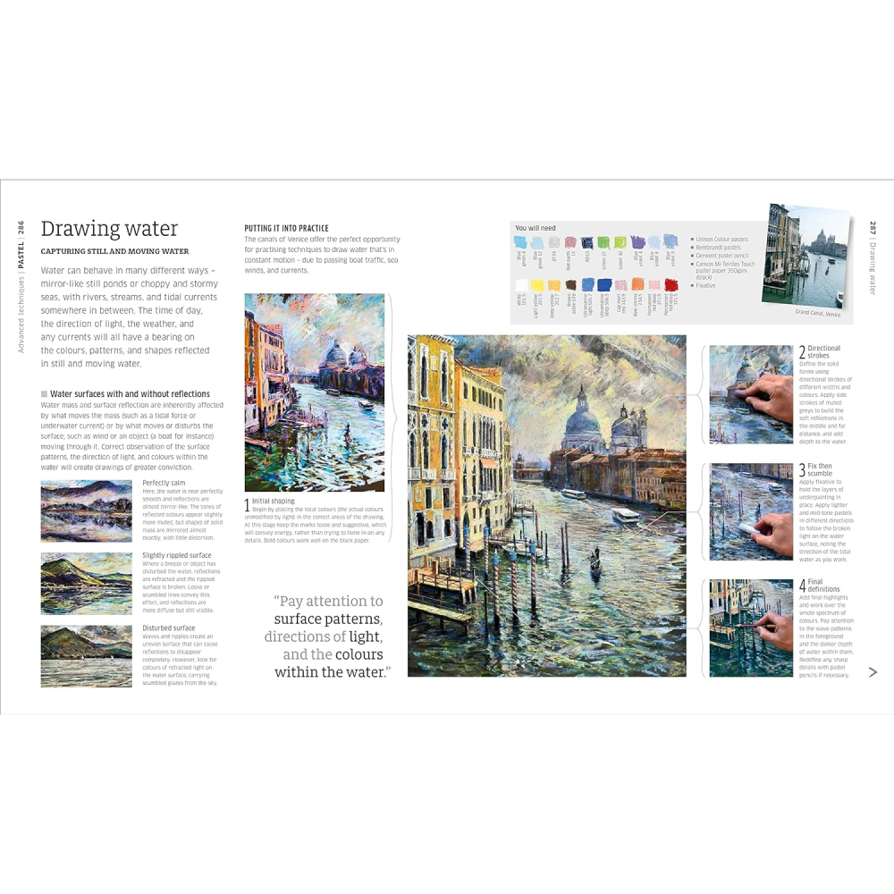 Книга на английском языке "Artists Drawing Techniques", DK