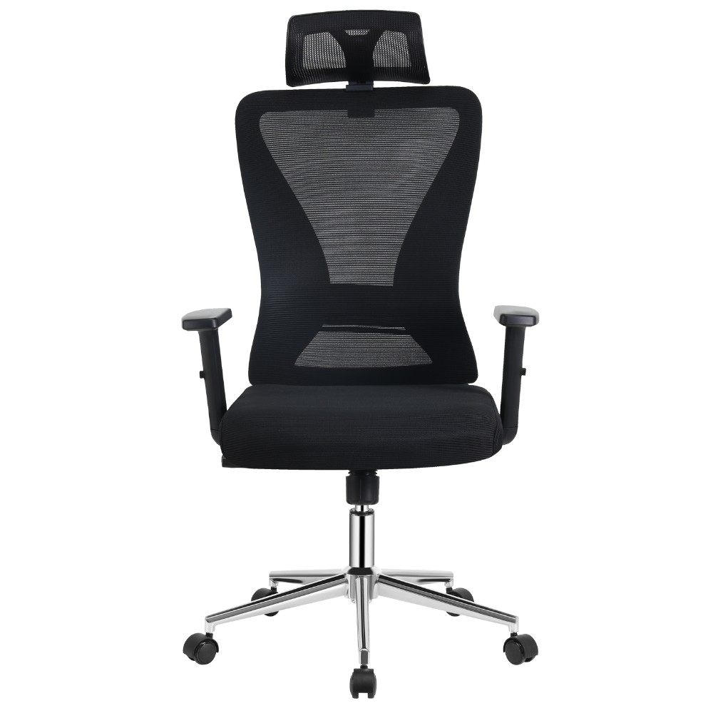 Кресло для руководителя EVERPROF "Joy", сетчатая ткань, металл, черный - 3