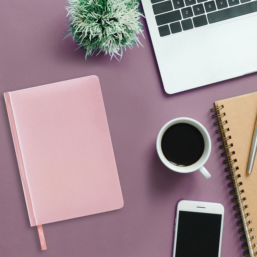 Ежедневник недатированный "Profile", А5, 136 страниц, светло-розовый - 6