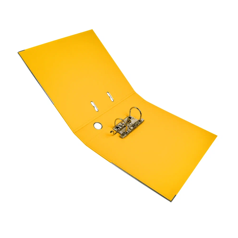 Папка-регистратор "Yesli:", А4, 75 мм, ПВХ, желтый - 5