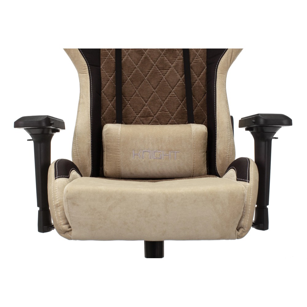 Кресло игровое Бюрократ "VIKING 7 KNIGHT", металл, ткань, коричневый, бежевый  - 6
