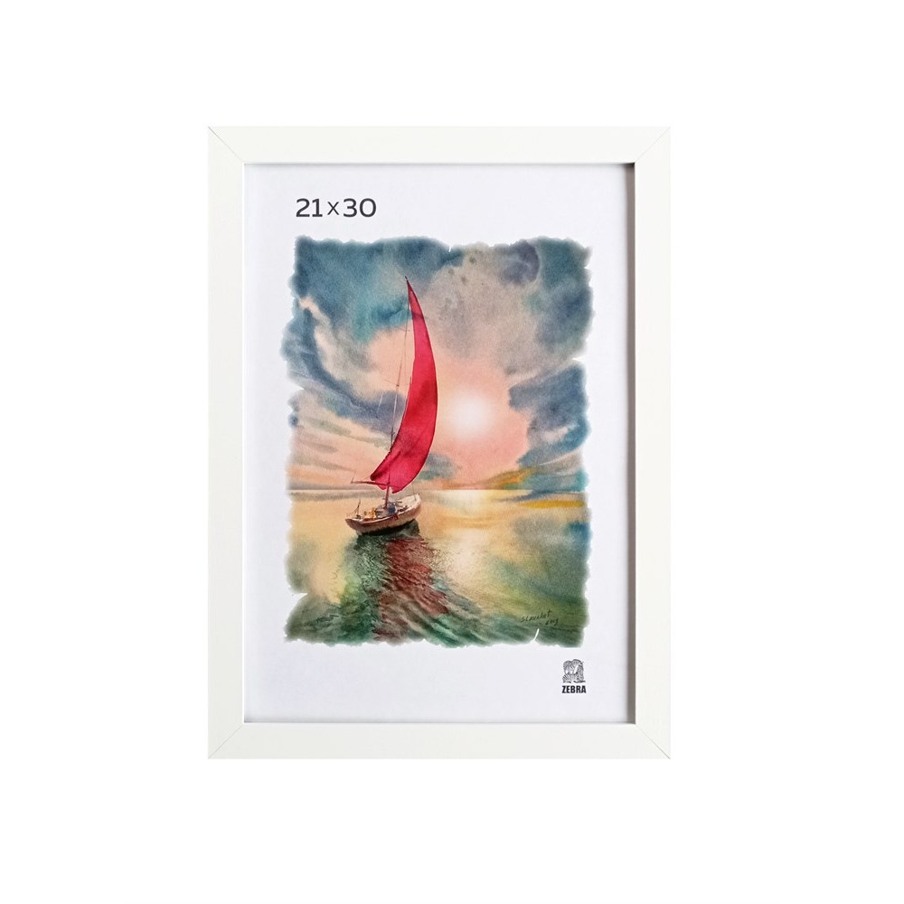 Фоторамка "П1000002130 Zebra", белый 