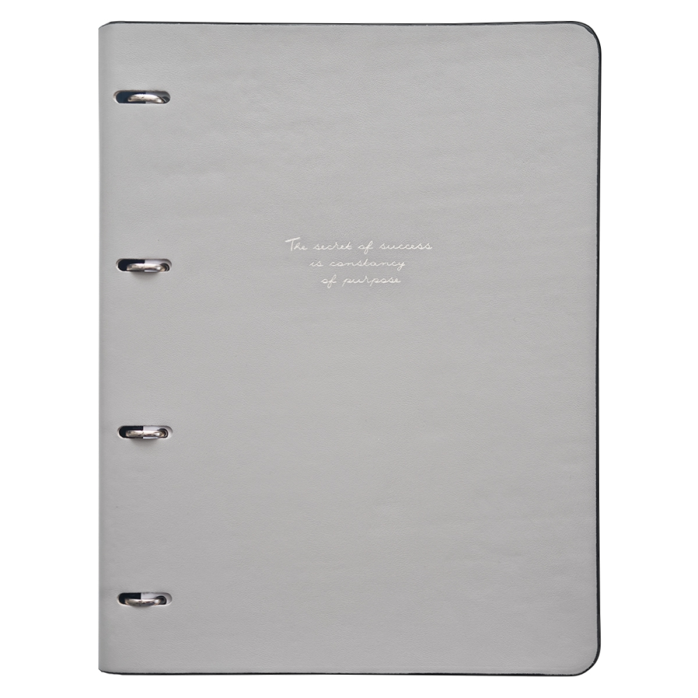 Тетрадь "Quote", А4, 120 листов, клетка, серый