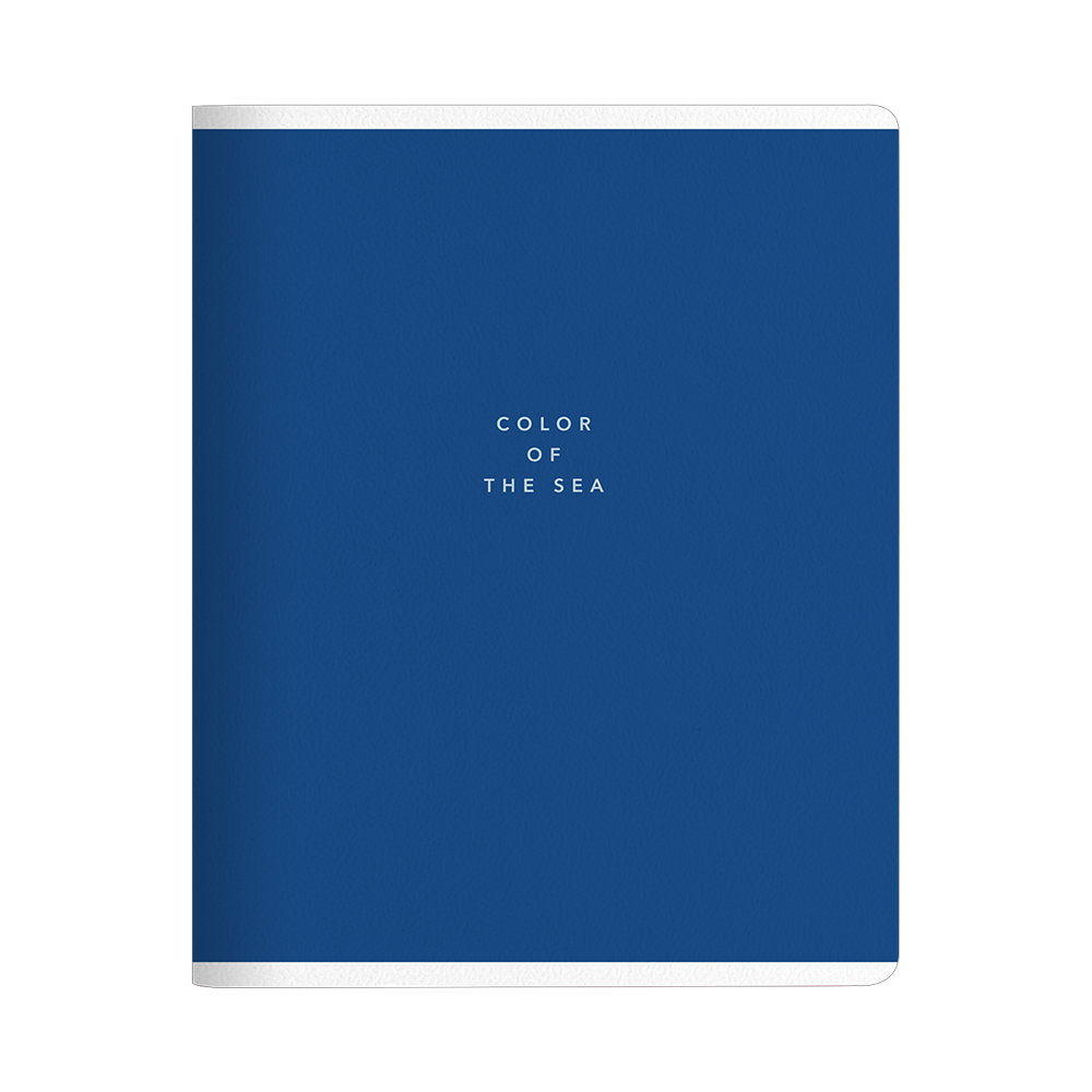 Тетрадь "Block", A5, 48 листов, клетка, скоба сбоку, синий