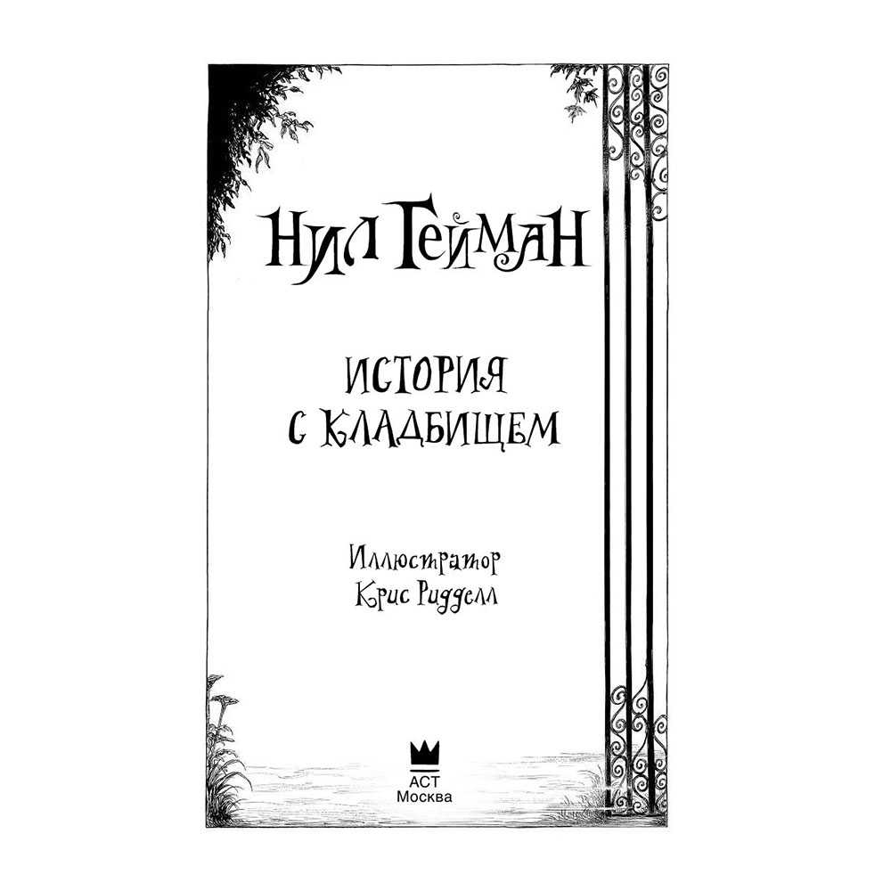 Книга "История с кладбищем с иллюстрациями Криса Ридделла", Нил Гейман - 3