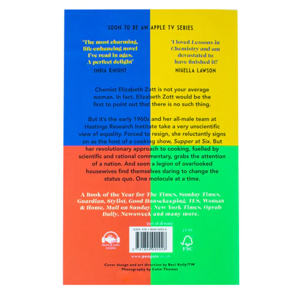 Книга на английском языке "Lessons in Chemistry", Bonnie Garmus