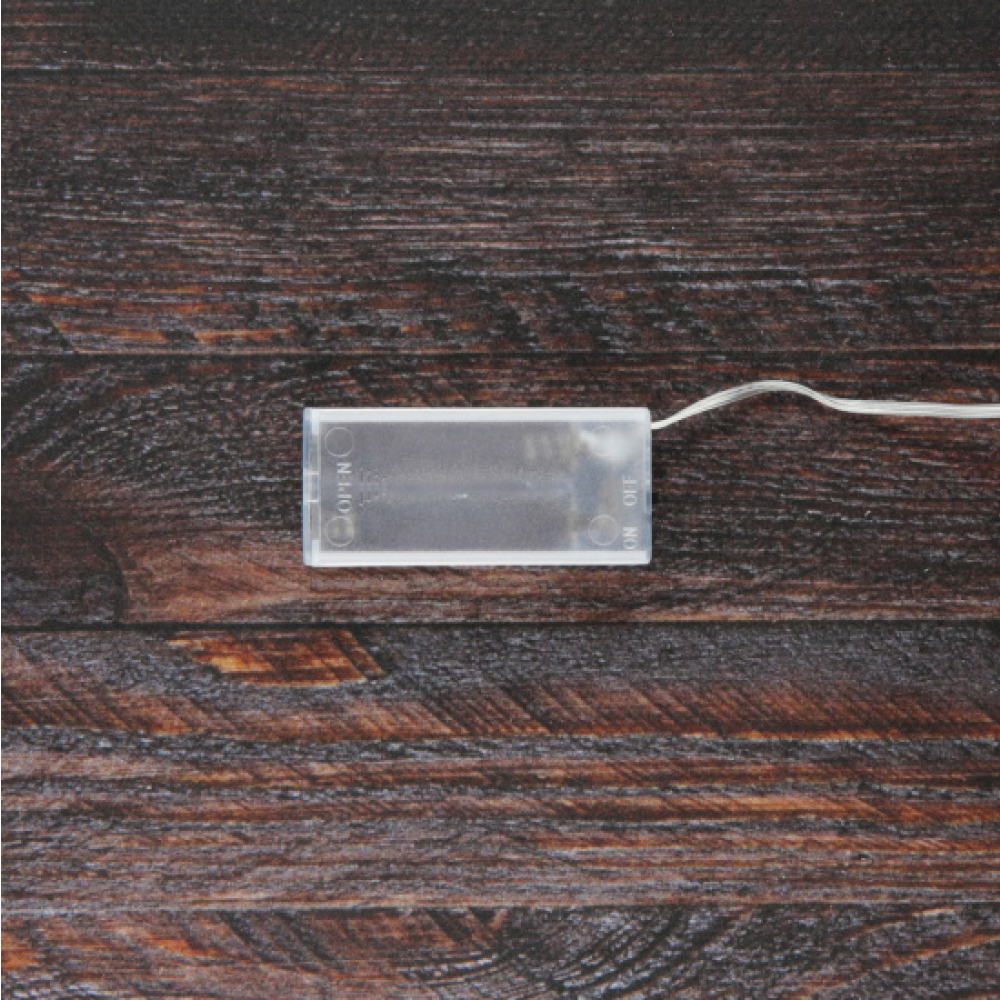 Гирлянда электрическая LED "Нить" с насадками "Ажурная капелька", 2 м, тепло-белый - 6