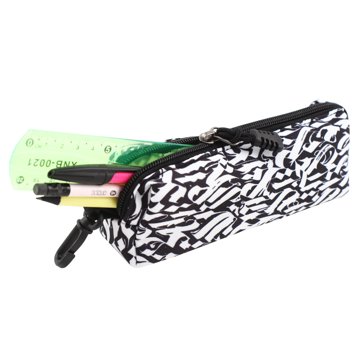 Рюкзак молодежный "Calligraphic", черный, белый - 6