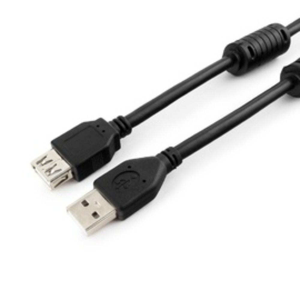 Кабель-удлинитель Cablexpert CCF2-USB2-AMAF-6 USB2.0 AM/AF, 1.8м, черный - 2
