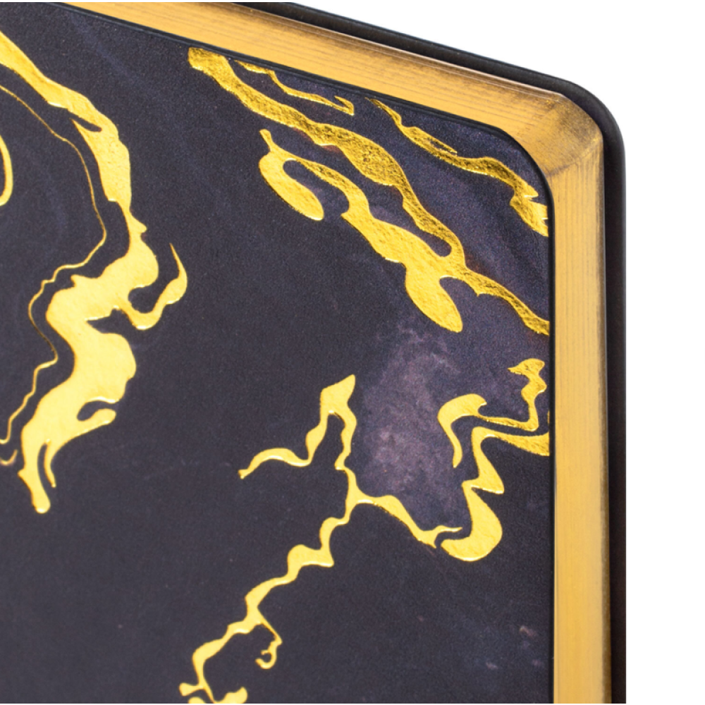 Ежедневник датированный "Vista. Black marble", А5, 336 страниц, фиолетовый, 2026 - 3