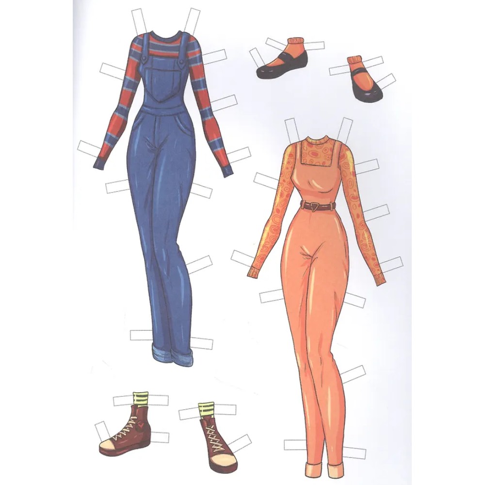 Книга "Вырежи куклу аниме. Аниме Куколки. Наряди меня"