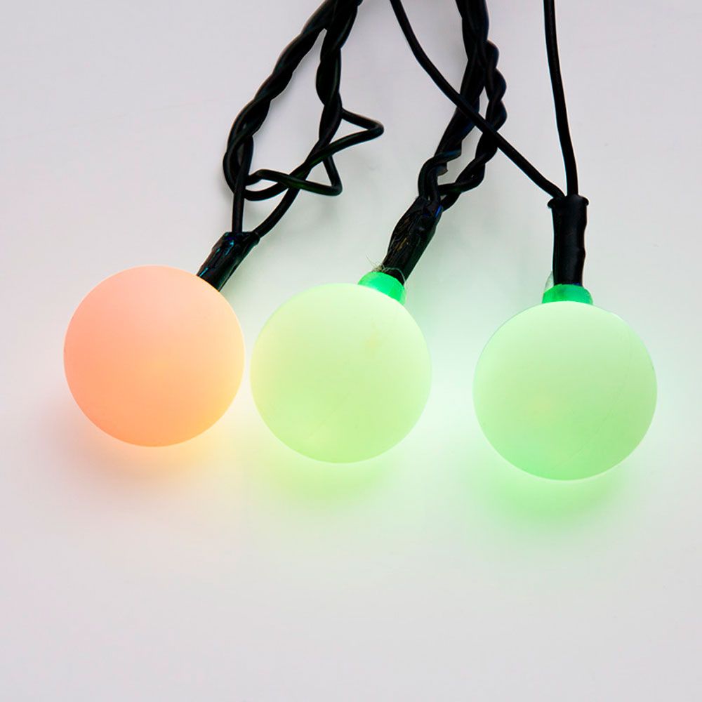 Гирлянда электрическая LED "Мультишарики", d25ммx5м - 2