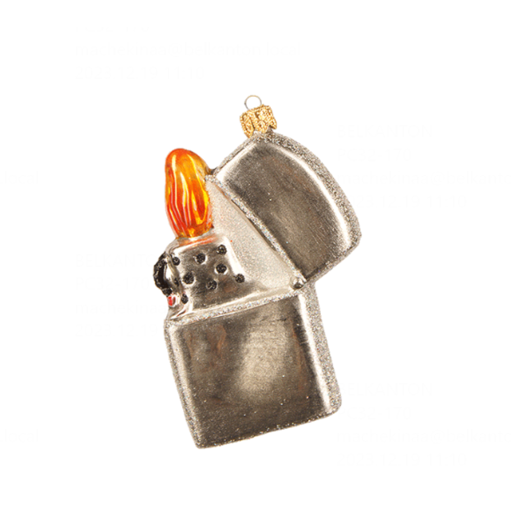 Украшение елочное "Lighter", 8 см, стекло, разноцветный