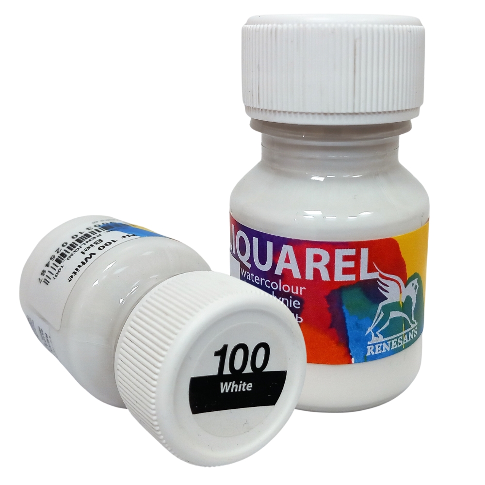 Акварель жидкая "Liquarel", 100 белый, 30 мл