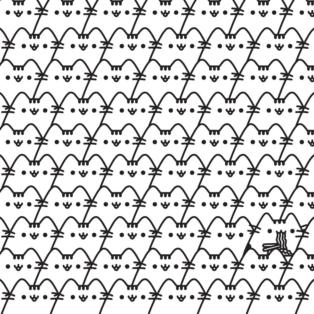 Раскраска-антистресс "Пушин Кэт. Маленькая мяу-раскраска", Клэр Белтон - 3