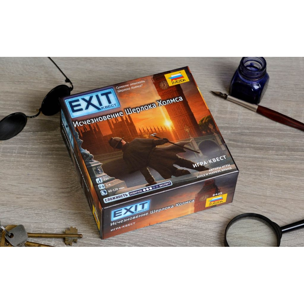 Игра настольная "Exit Квест. Исчезновение Шерлока Холмса" - 3