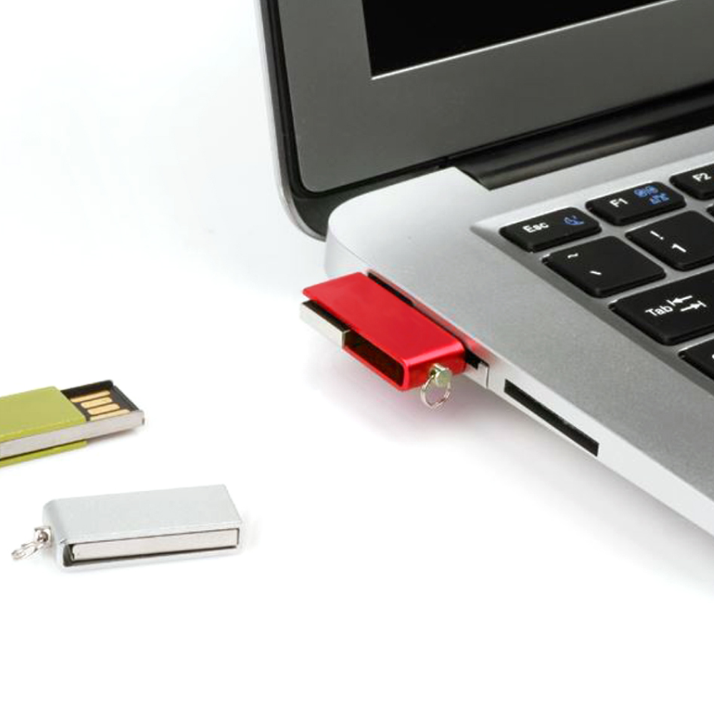 USB Flash 2.0 16 Gb VDM-055, пластик, метал, белый  - 3