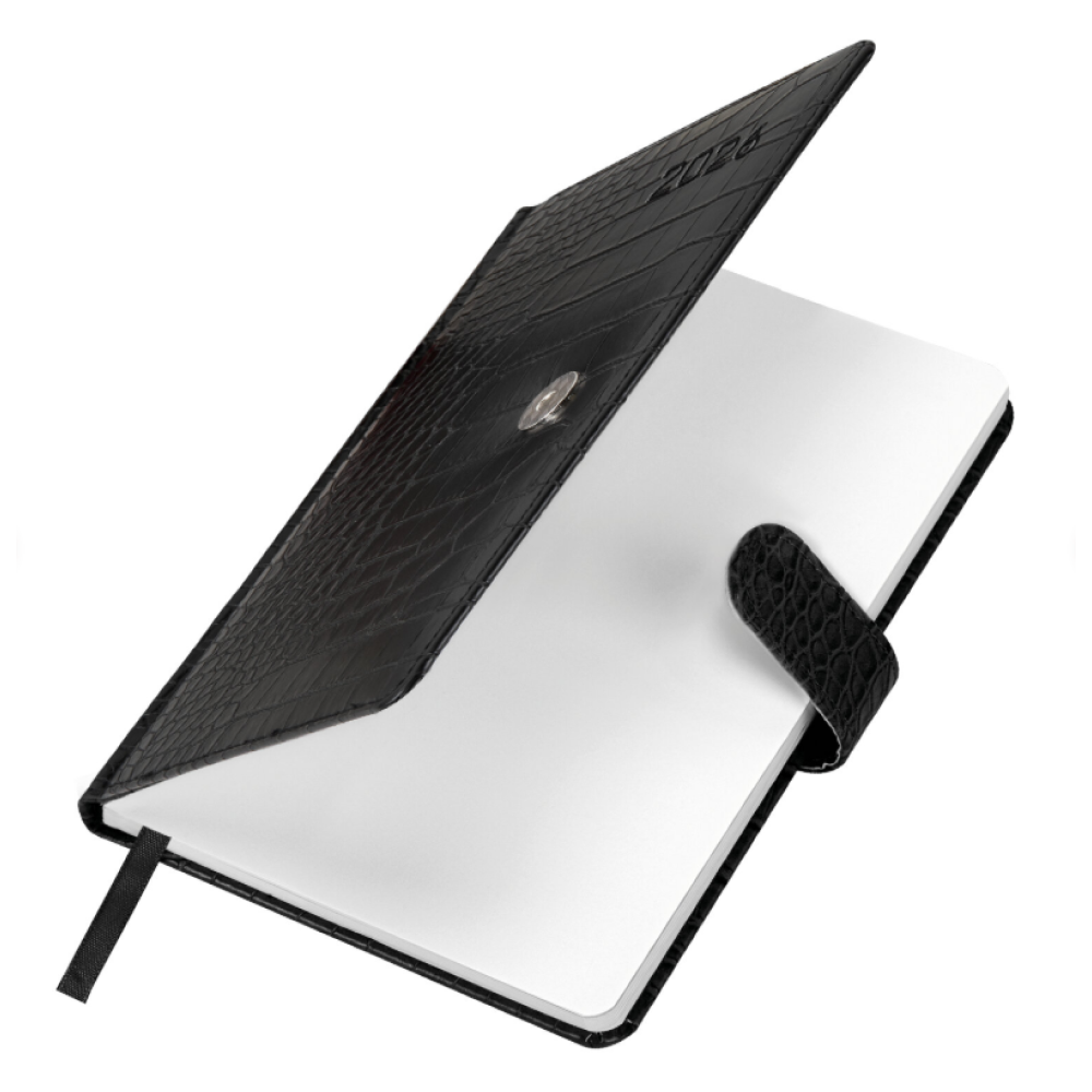 Еженедельник датированный "Party", на магните, черный, 2026