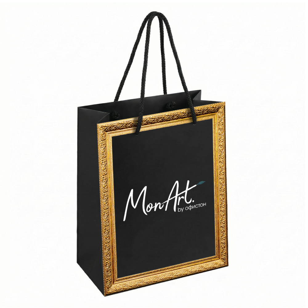 Пакет бумажный "Mon Art", 18х23х10 см 