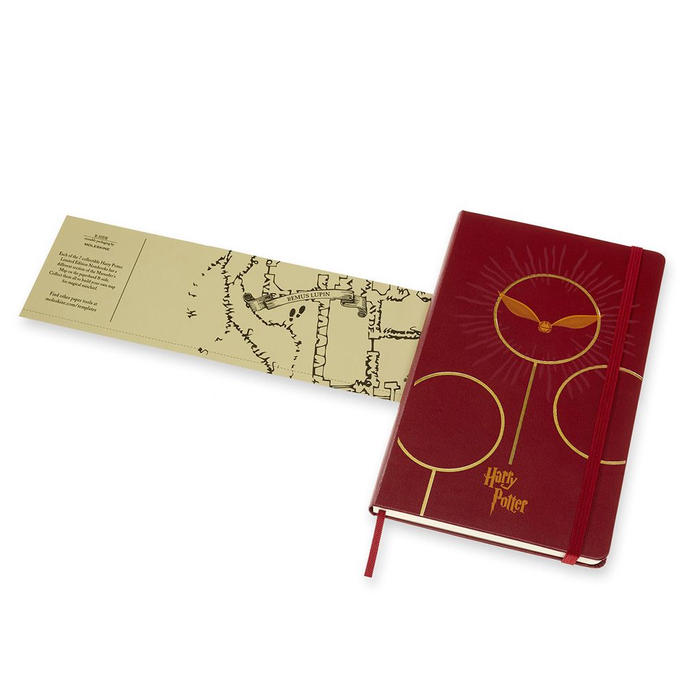 Блокнот "Harry Potter Large", А5, 120 листов, линейка, бордовый - 5