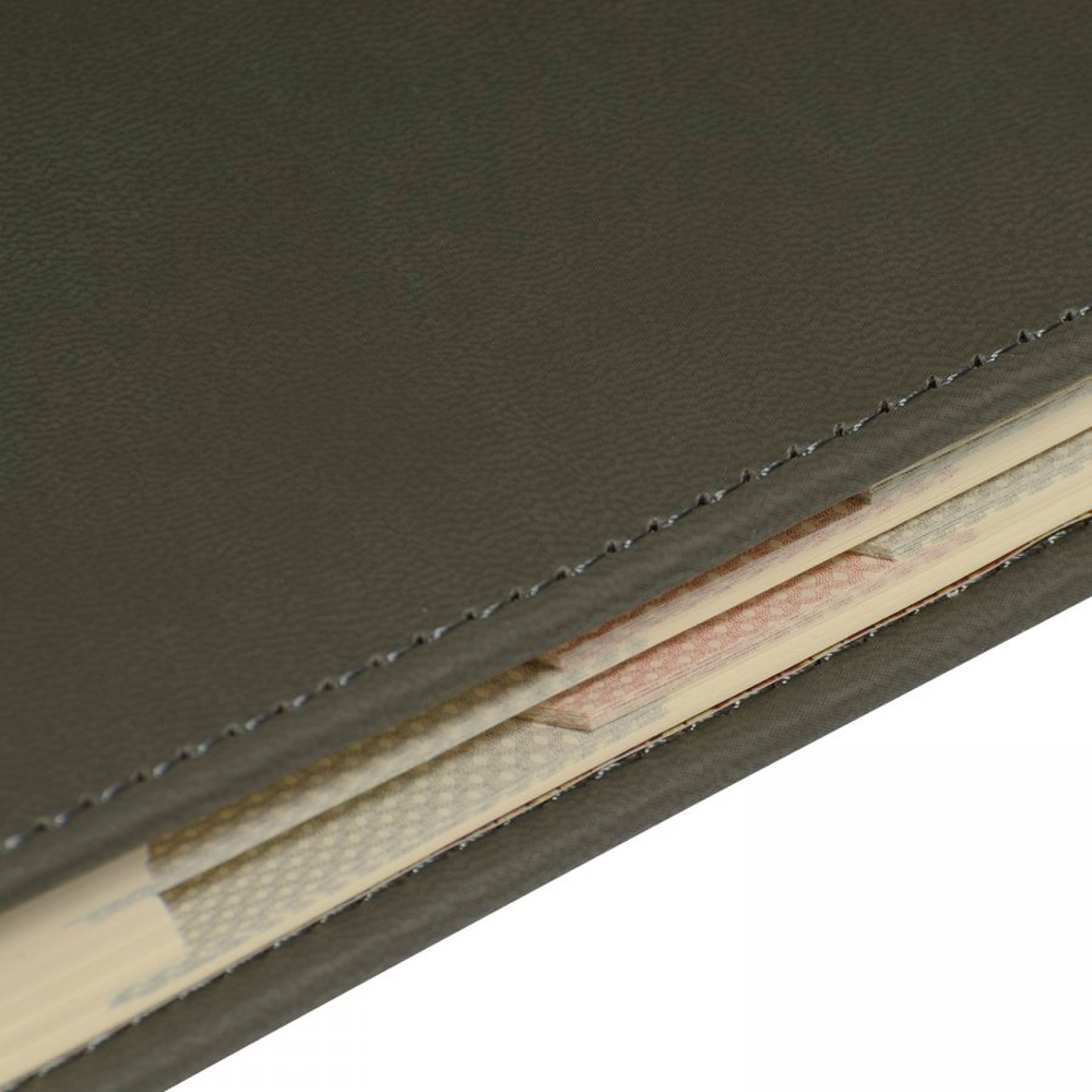 Ежедневник недатированный "Velvet Index" с вырубкой, А5, 272 страницы, серый - 8