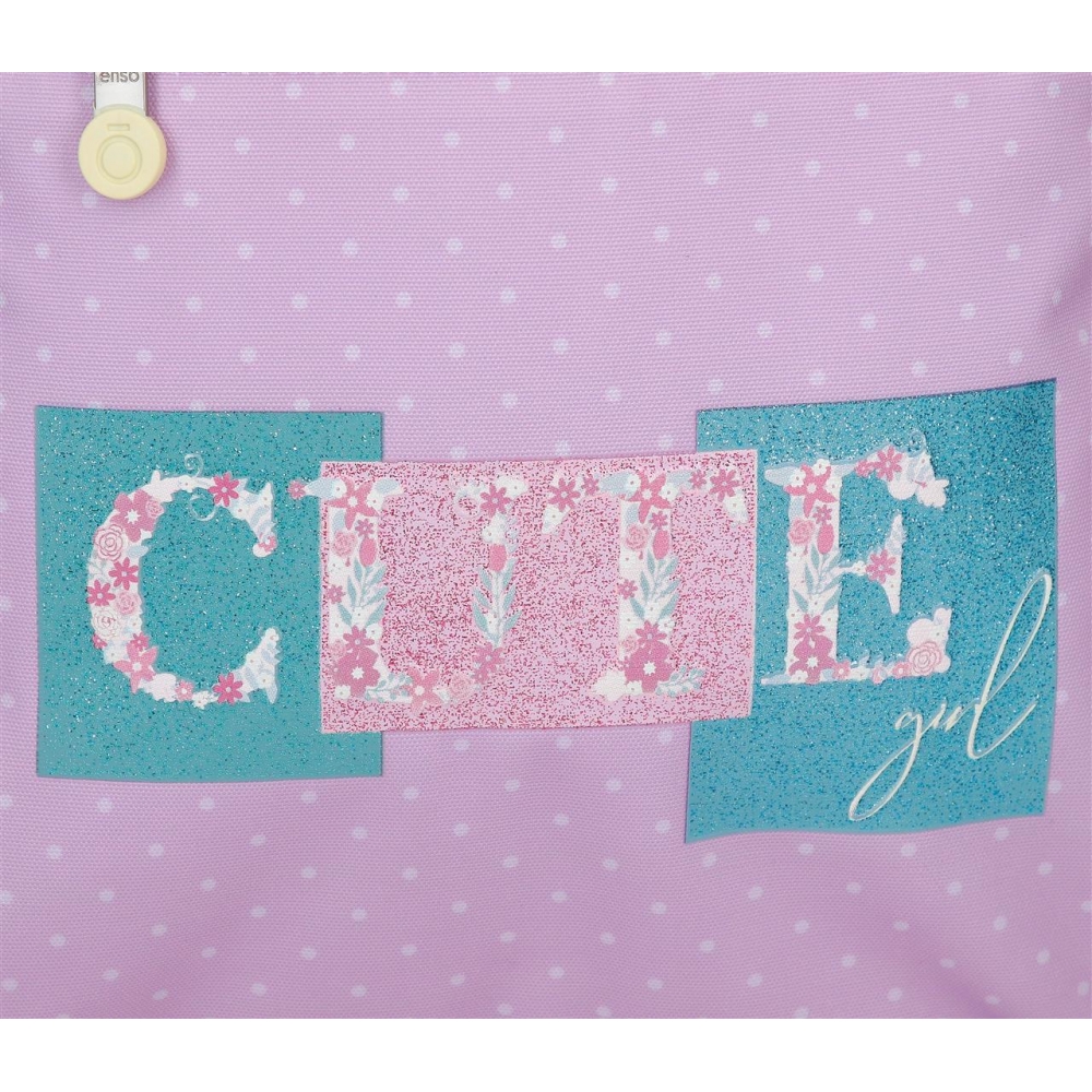 Мешок для обуви "Cute girl", фиолетовый - 6