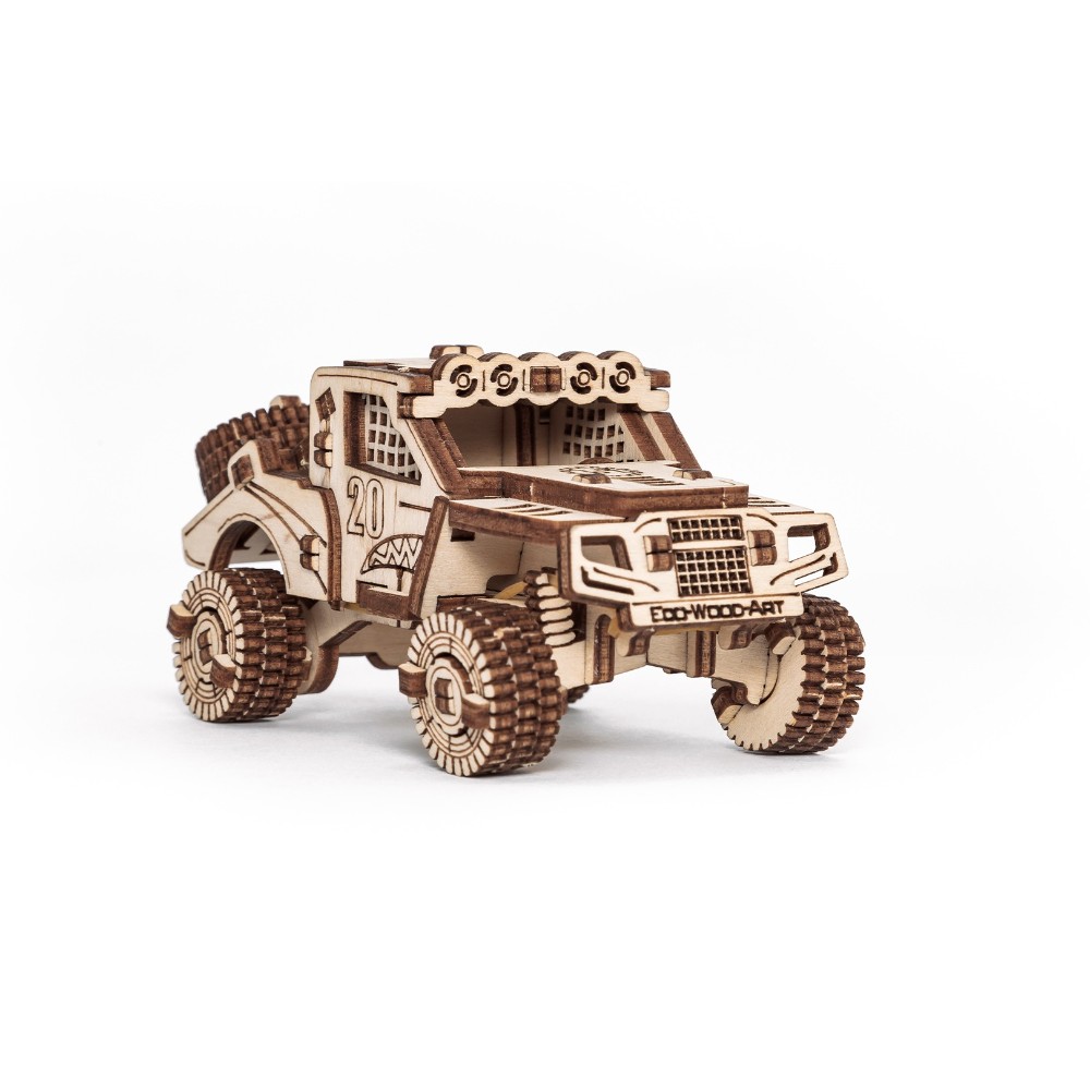 Конструктор 3D "Набор транспорта", деревянный - 6