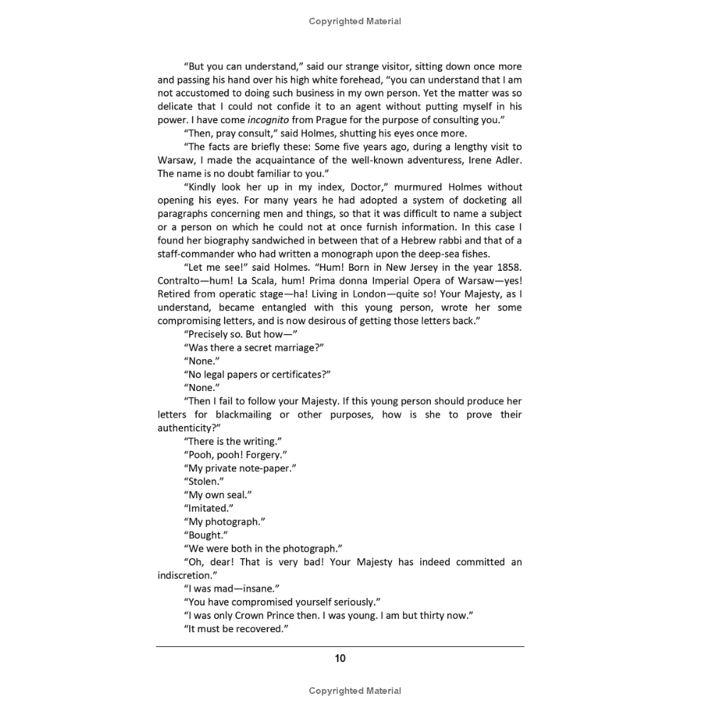 Книга на английском языке "The Adventures of Sherlock Holmes", Arthur Conan Doyle - 10