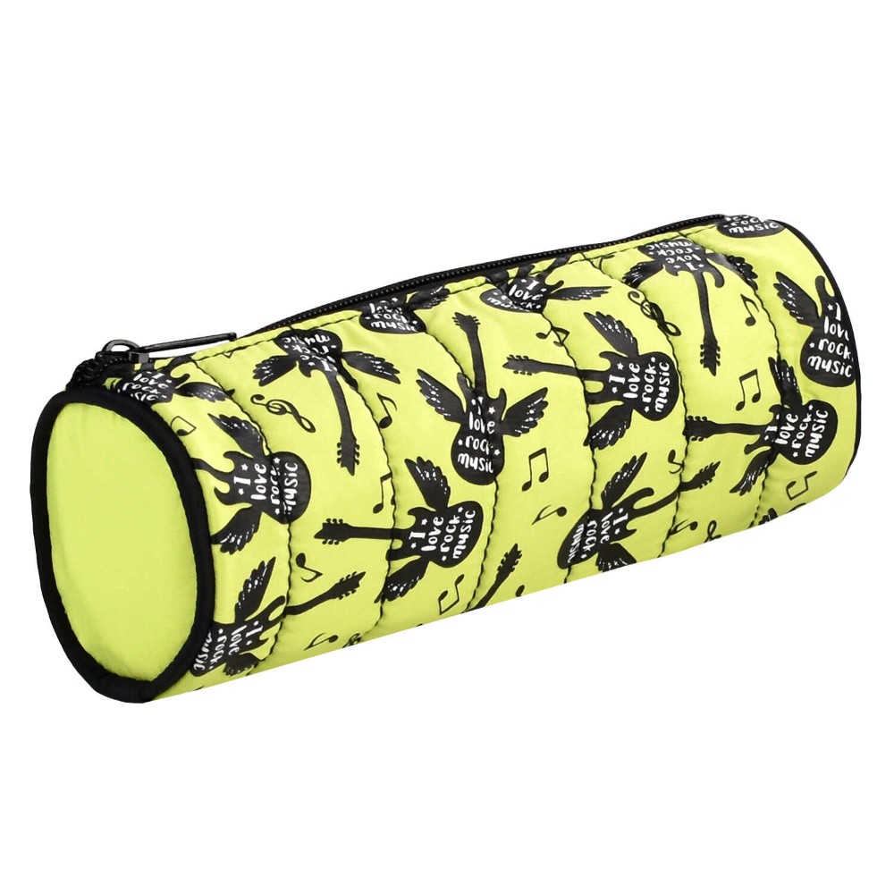 Пенал Феникс+ "Гитара", 1 отделение, желтый, черный